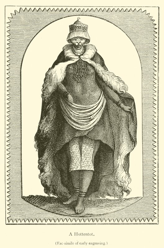 A Hottentot (gravura) de French School