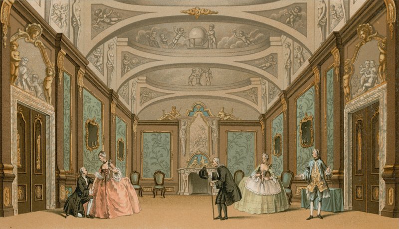 Uma cena de palco de French School