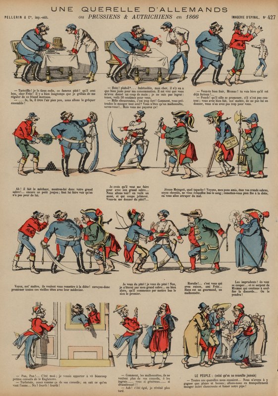 Uma disputa entre alemães: a Guerra Austro-Prussiana de French School