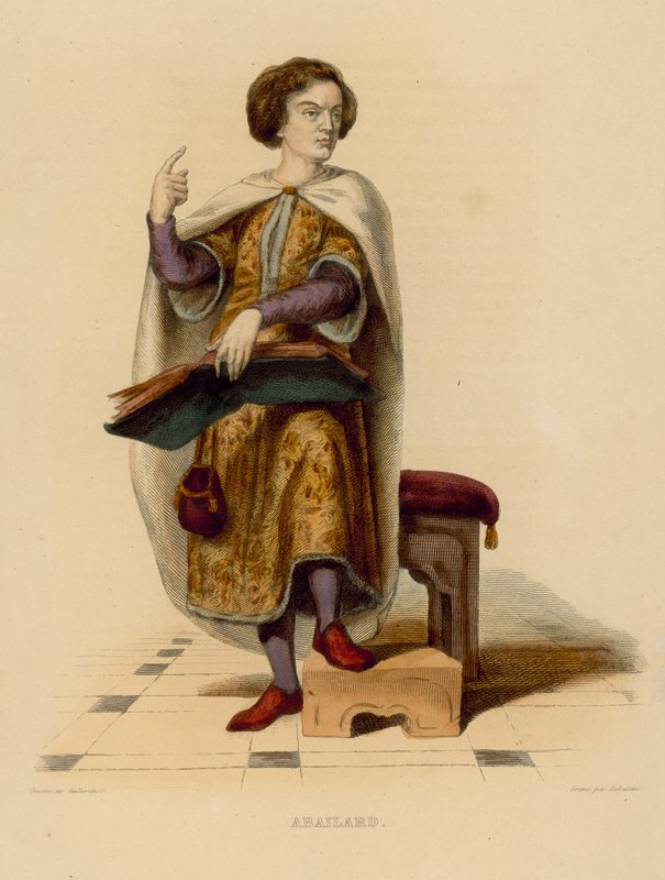 Abailard (gravação a cores) de French School