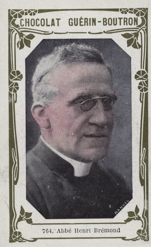 Abbe Henri Bremond (foto colorida) de French School