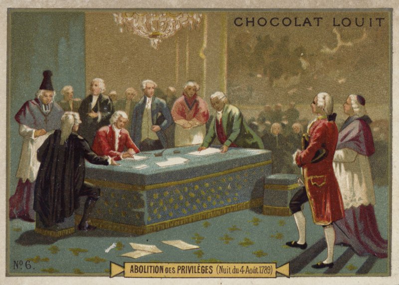 Abolição de privilégios pela Assembléia Nacional Constituinte, Revolução Francesa, 4 de agosto de 1789 de French School