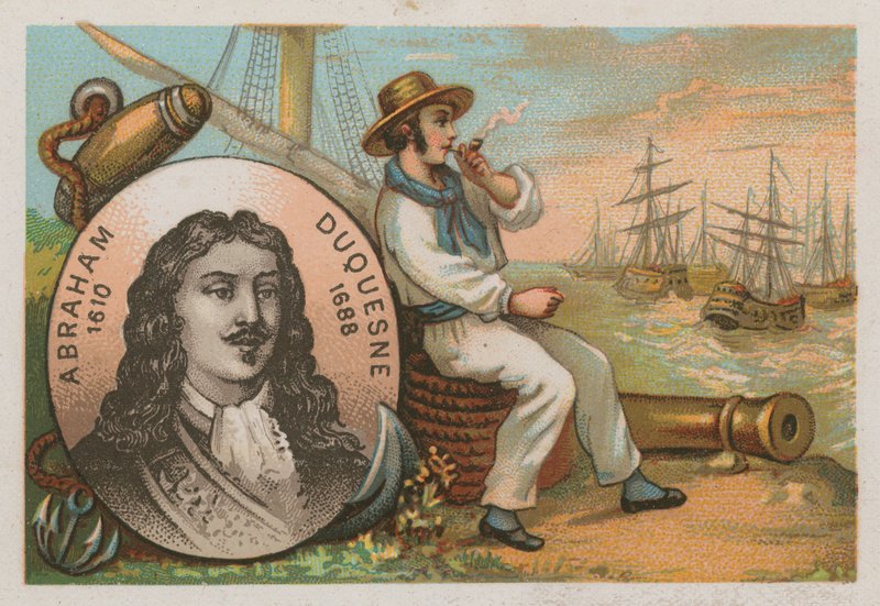 Abraham Duquesne, oficial da marinha francesa huguenote do século XVII de French School