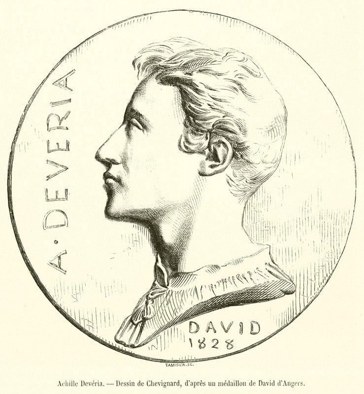 Achille Deveria (gravura) de French School