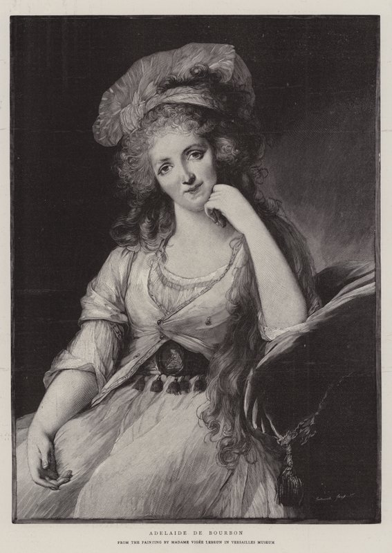 Adelaide de Bourbon (gravura) de French School