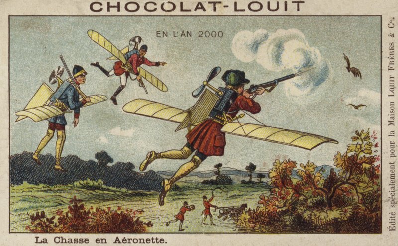 Caça aerotransportada no ano 2000 de French School