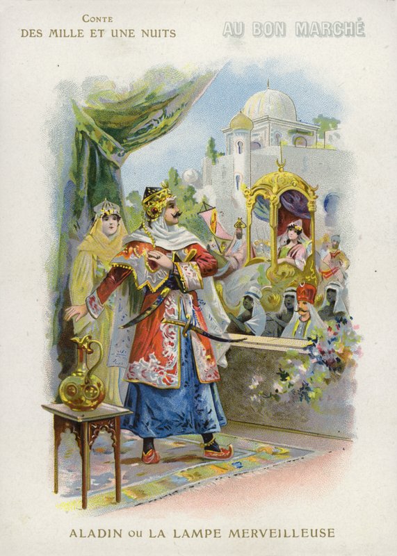 Aladin e a lâmpada mágica de French School