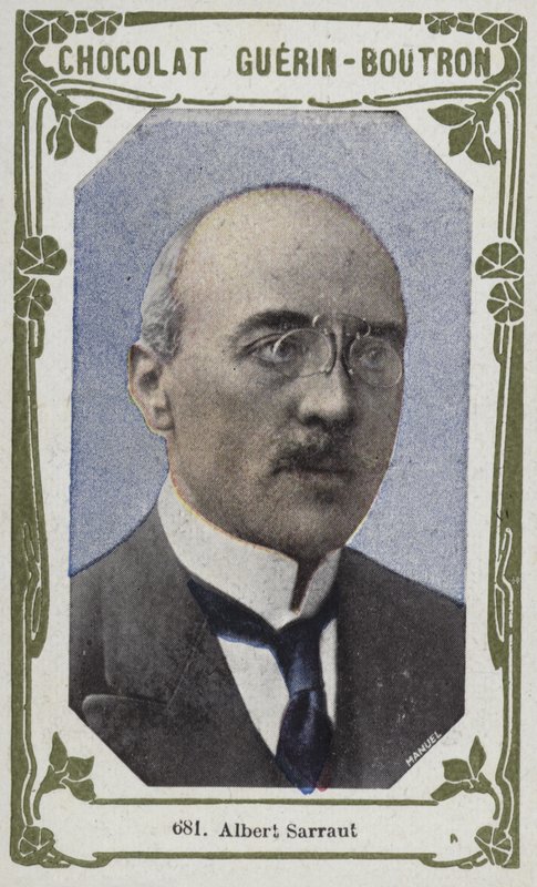Albert Sarraut (foto colorida) de French School