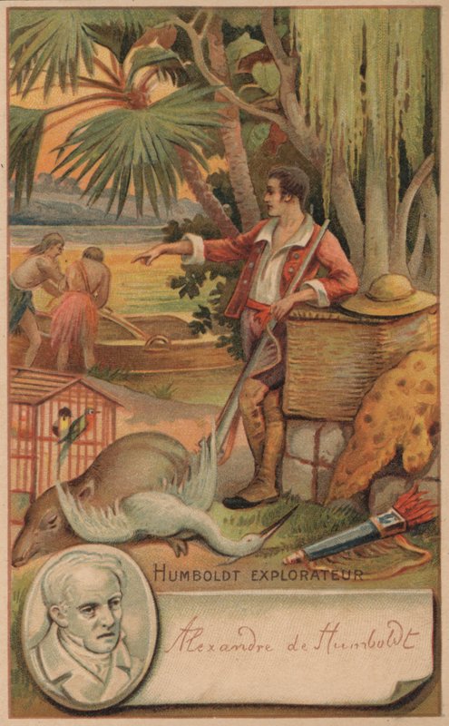 Alexander von Humboldt, geógrafo prussiano, naturalista e explorador de French School
