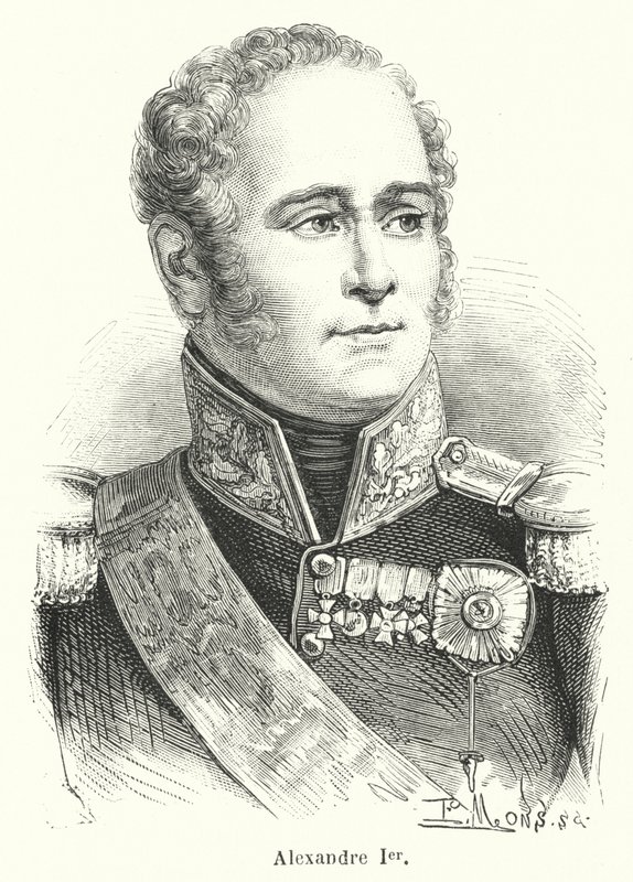 Alexandre I (gravura) de French School