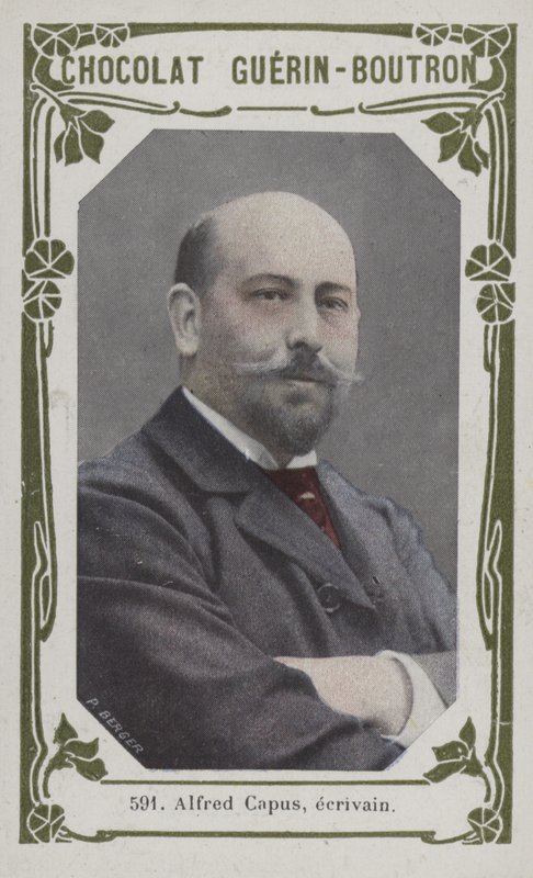 Alfred Capus, ecrivain (foto colorida) de French School