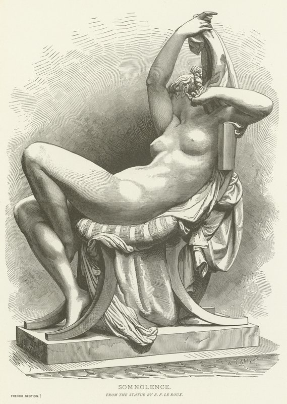 Alegoria da sonolência de French School