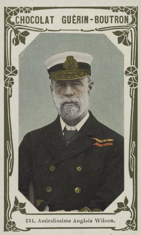Almirante inglês Wilson (foto colorida) de French School