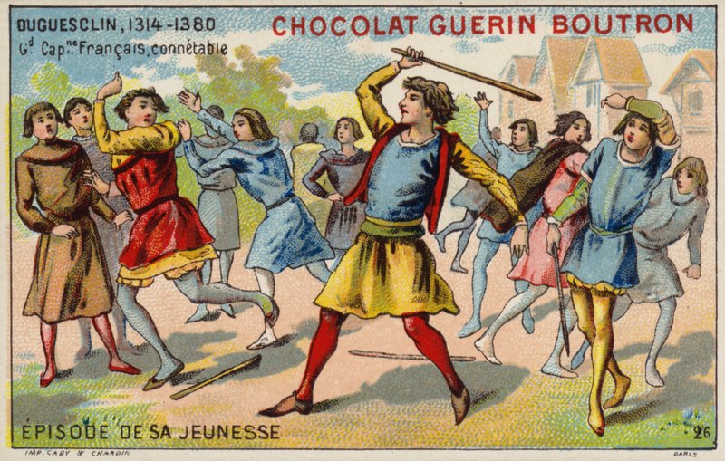 Um episódio da juventude de Bertrand du Guesclin, condestável da França de French School