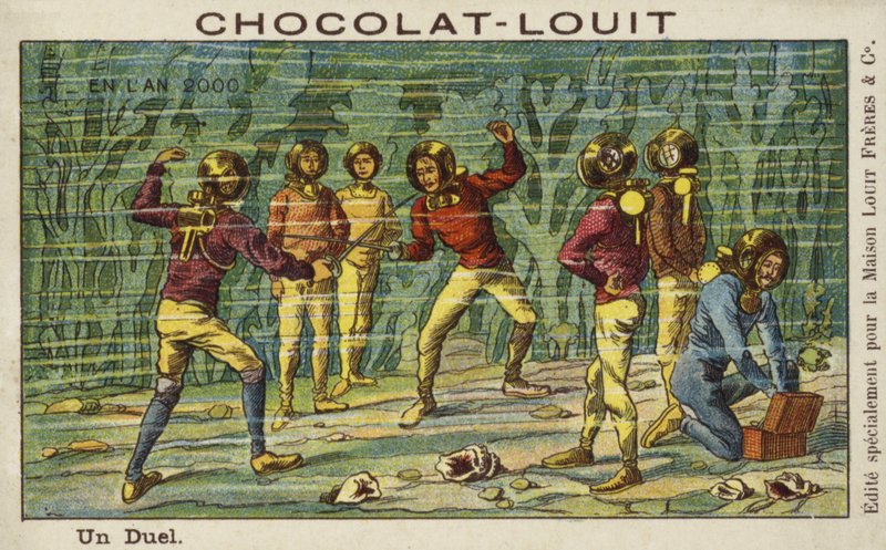 Um duelo subaquático no ano 2000 de French School