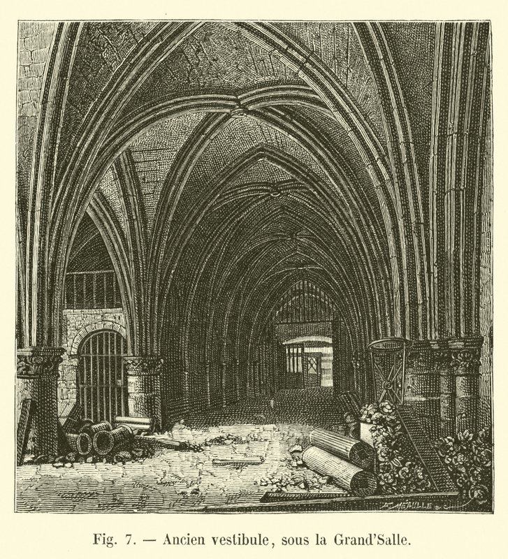 Vestíbulo antigo, sob o GrandSalle de French School