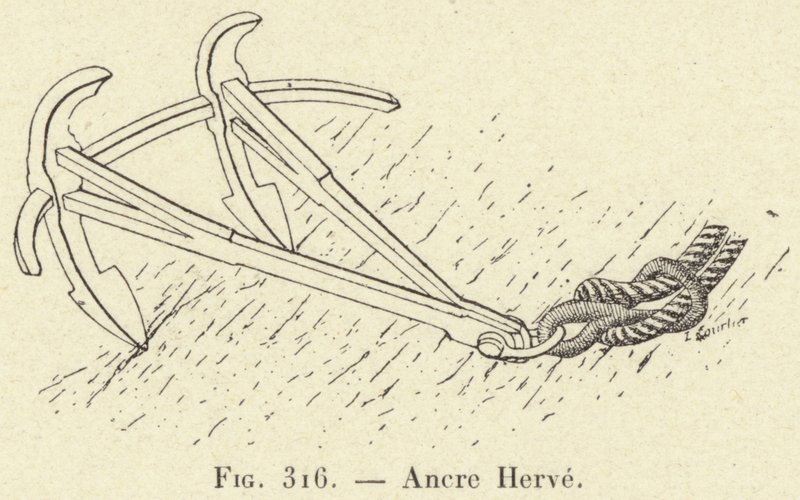 Ancre Herve (gravura) de French School