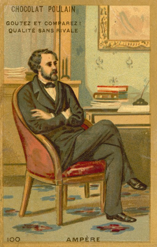 Andre-Marie Ampere, físico francês de French School