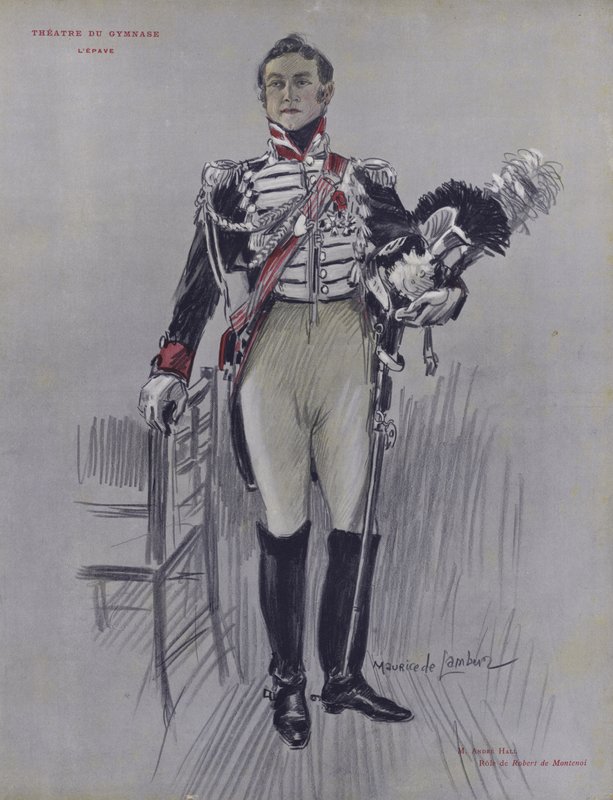 Andre Hall como Robert de Montenoi em LEpave de French School