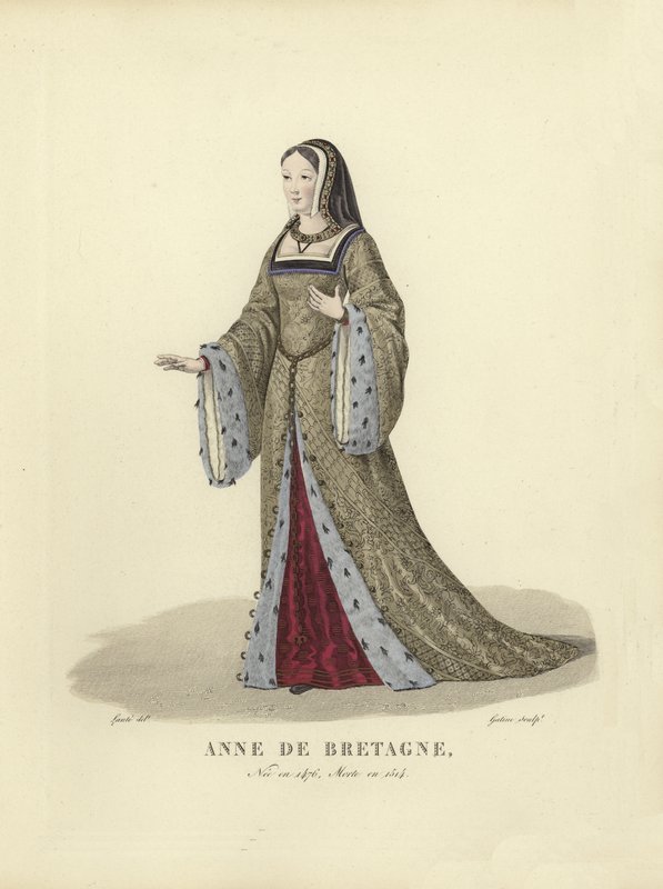 Ana da Bretanha, Rainha Consorte de Carlos VIII e Luís XII da França de French School