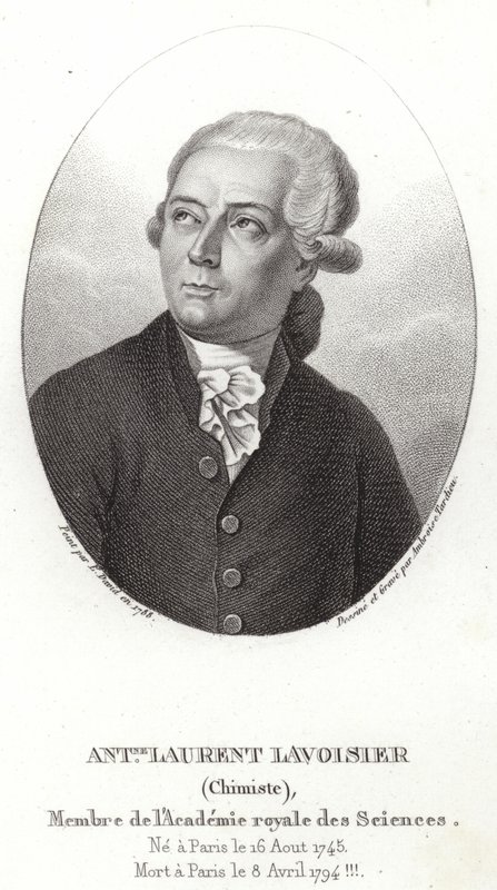 Antoine Laurent de Lavoisier de French School