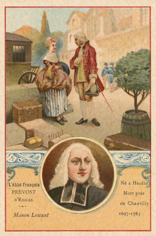Antoine Francois Prevost, romancista francês de French School