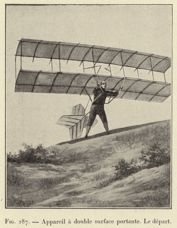 Aparelho de superfície de duplo rolamento, Le départ (gravura) de French School