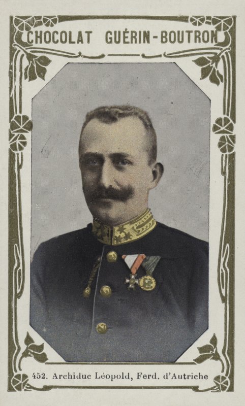 Archiduc Leopold, Ferdinand da Áustria (foto colorida) de French School