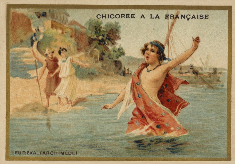 Arquimedes exclamar Eureka! de French School