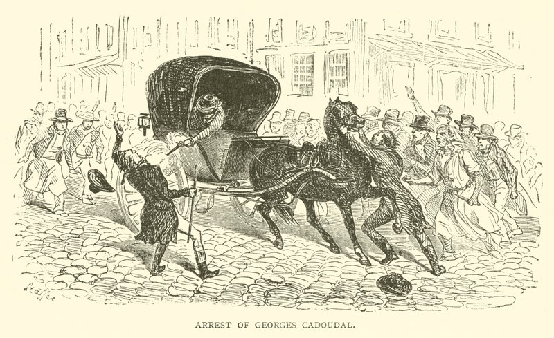 Detenção de Georges Cadoudal (gravura) de French School