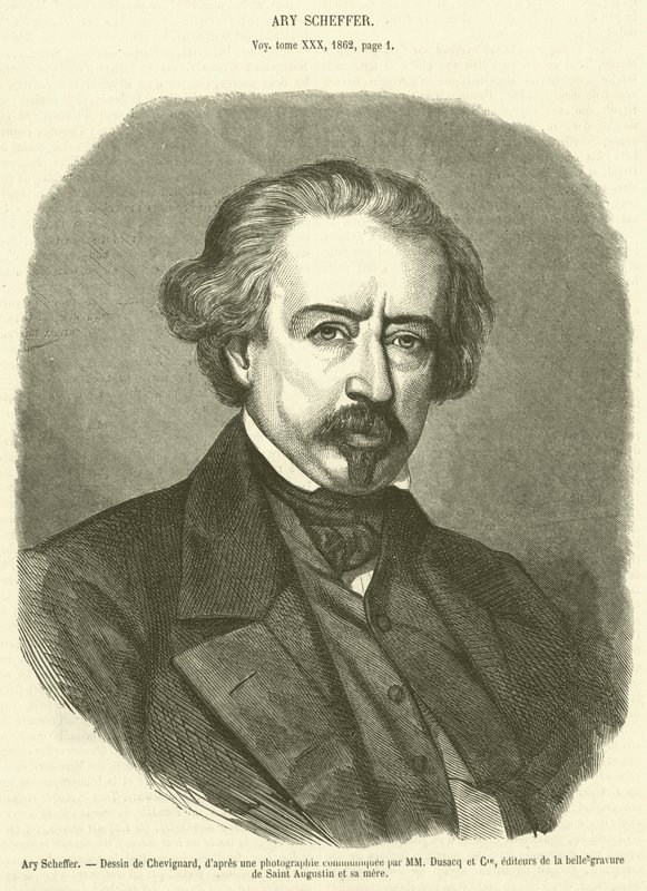 Ary Scheffer (gravura) de French School
