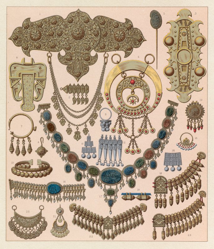 Asia Costume de French School