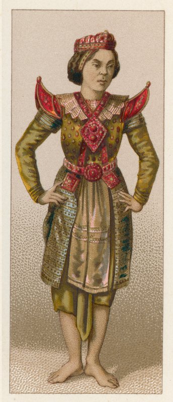 Asia Costume de French School
