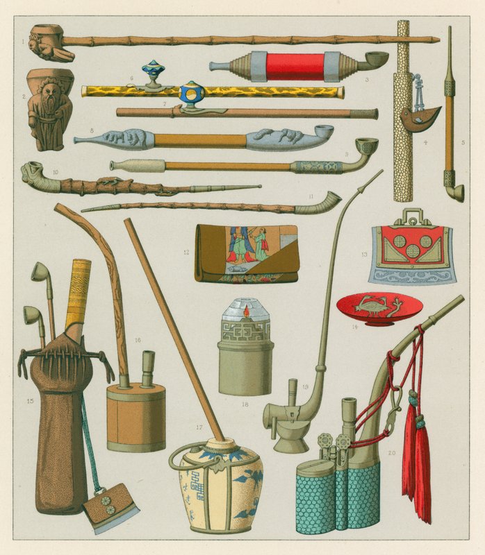 Asia Costume de French School