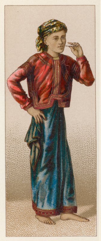 Asia Costume de French School