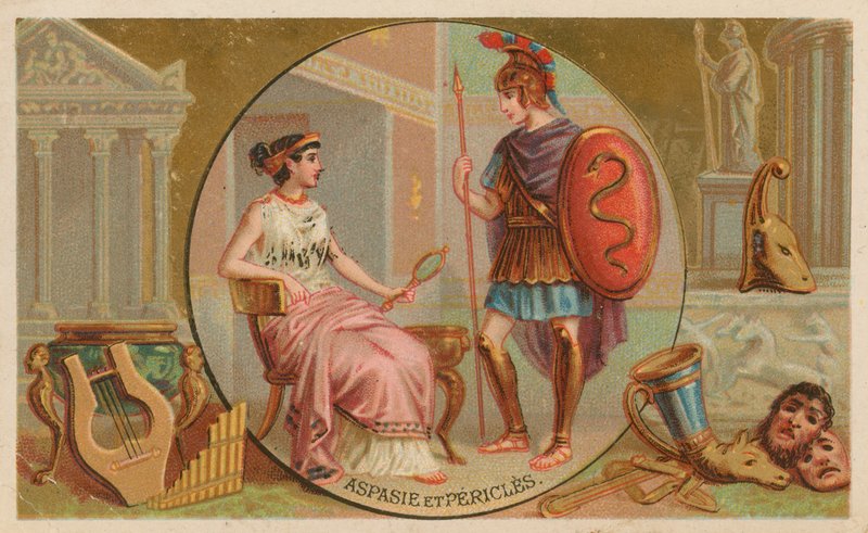 Aspásia e Péricles de French School