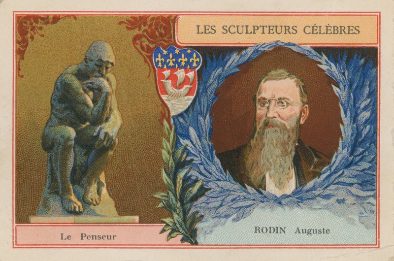 Auguste Rodin, escultor francês e seu pensador de French School