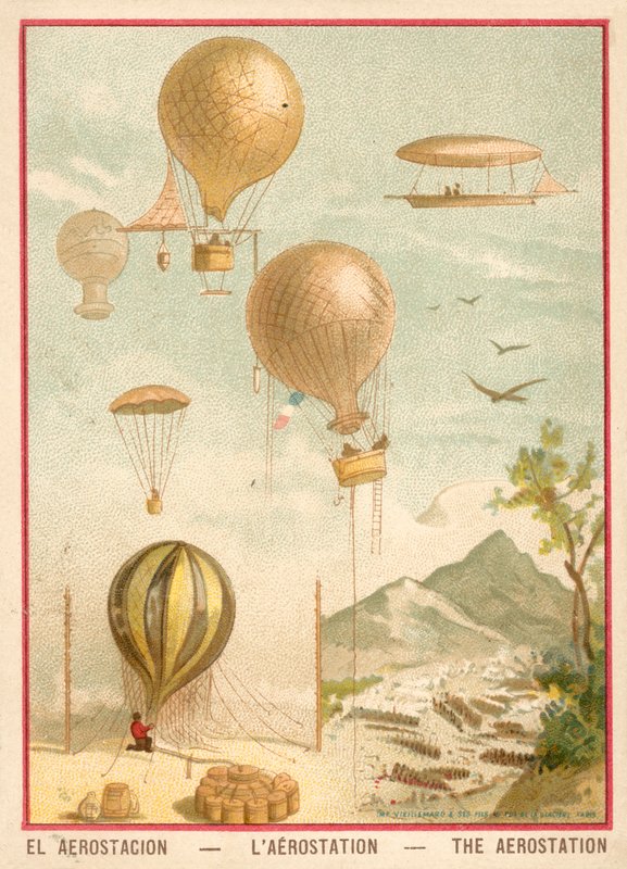 Balonismo (chromolitho) de French School