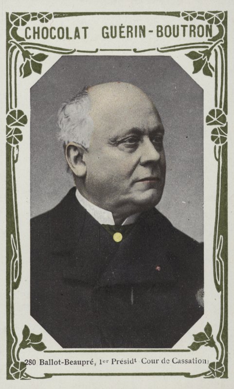 Ballot-Beaupre, primeiro presidente do Tribunal de Cassação (foto colorida) de French School