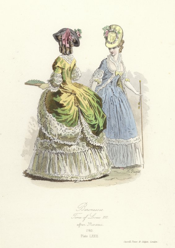 Baronesa, época de Luís XVI da França de French School
