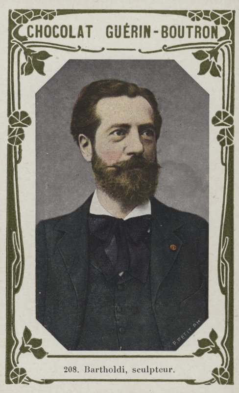 Bartholdi, escultor (foto colorida) de French School