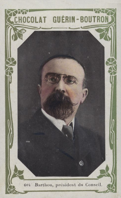 Barthou, presidente do Conselho (foto colorida) de French School