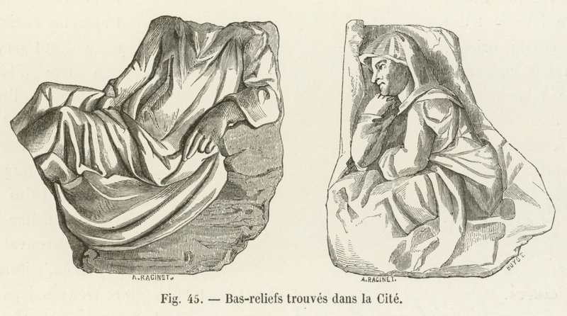 Baixos-relevos encontrados na cidade de French School