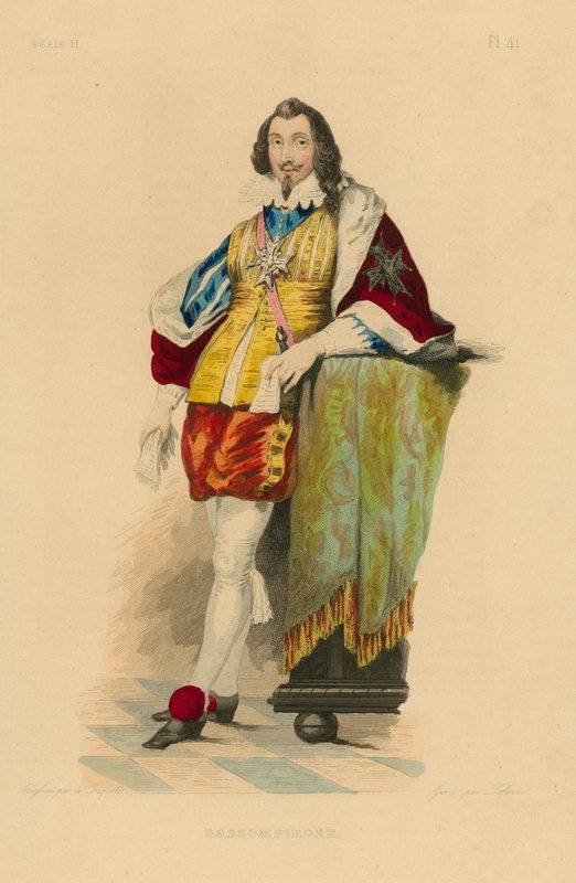 Bassompierre (gravação a cores) de French School