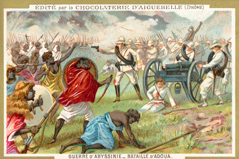 Batalha de Adwa, Primeira Guerra Ítalo-Etiópica de French School