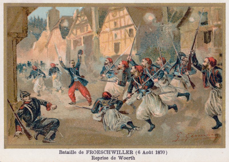Batalha de Froeschwiller, A Recaptura de Woerth de French School