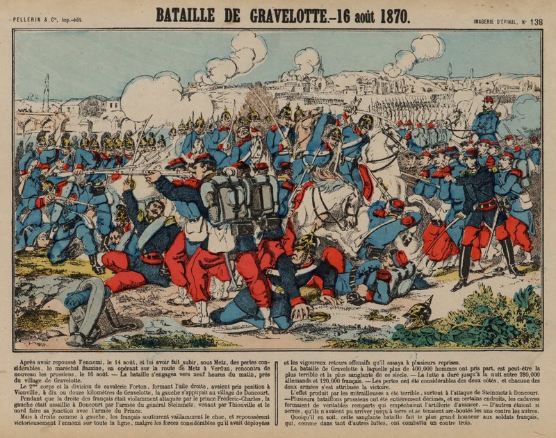 Batalha de Gravelotte, Guerra Franco-Prussiana de French School