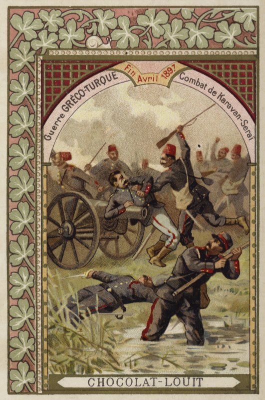 Batalha de Karavan-Serai, Guerra Greco-Turca, abril de 1897 de French School