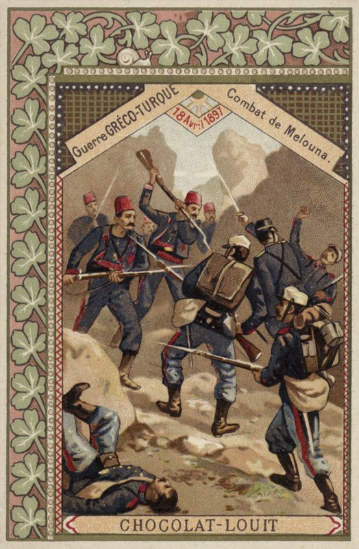 Batalha de Melouna, Guerra Greco-Turca, 18 de abril de 1897 de French School