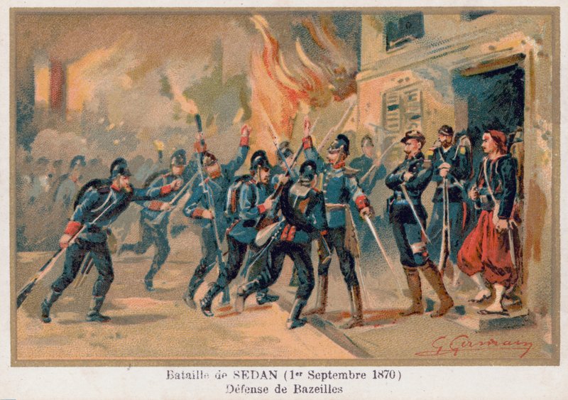 Batalha de Sedan, a defesa de Bazeilles de French School
